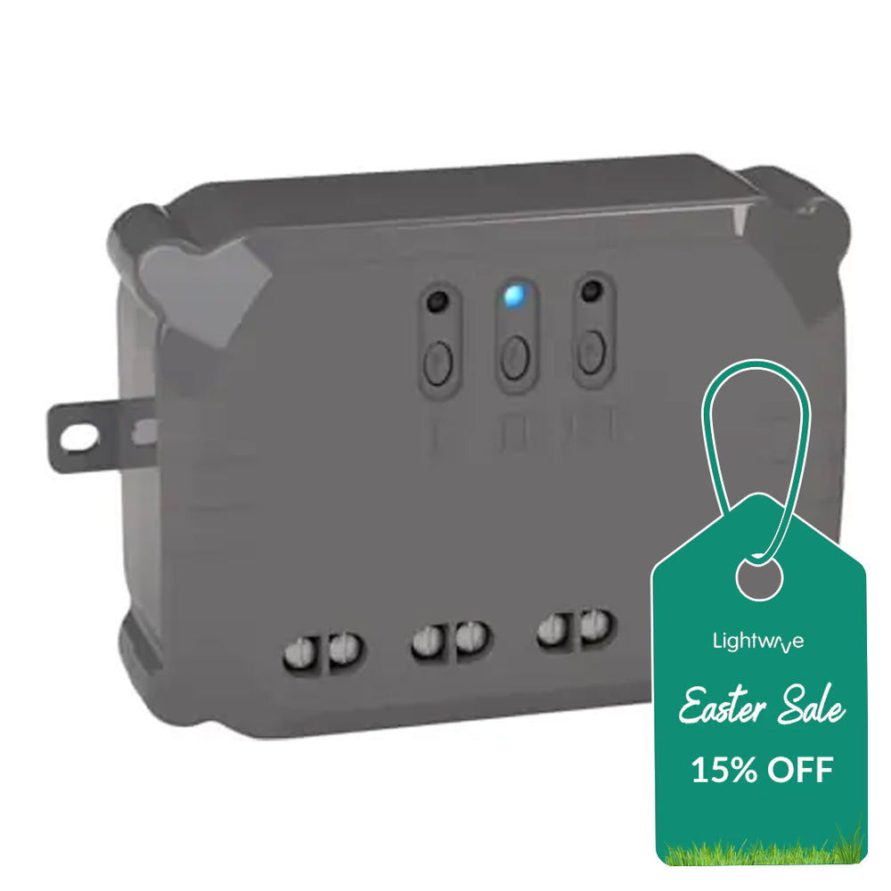 Lightwave LP83 Smart Relay, 3 Gang, 3500W - Works with Alexa, Google Assistant, HomeKit, iOS & Android Compatible - 73659086831989 