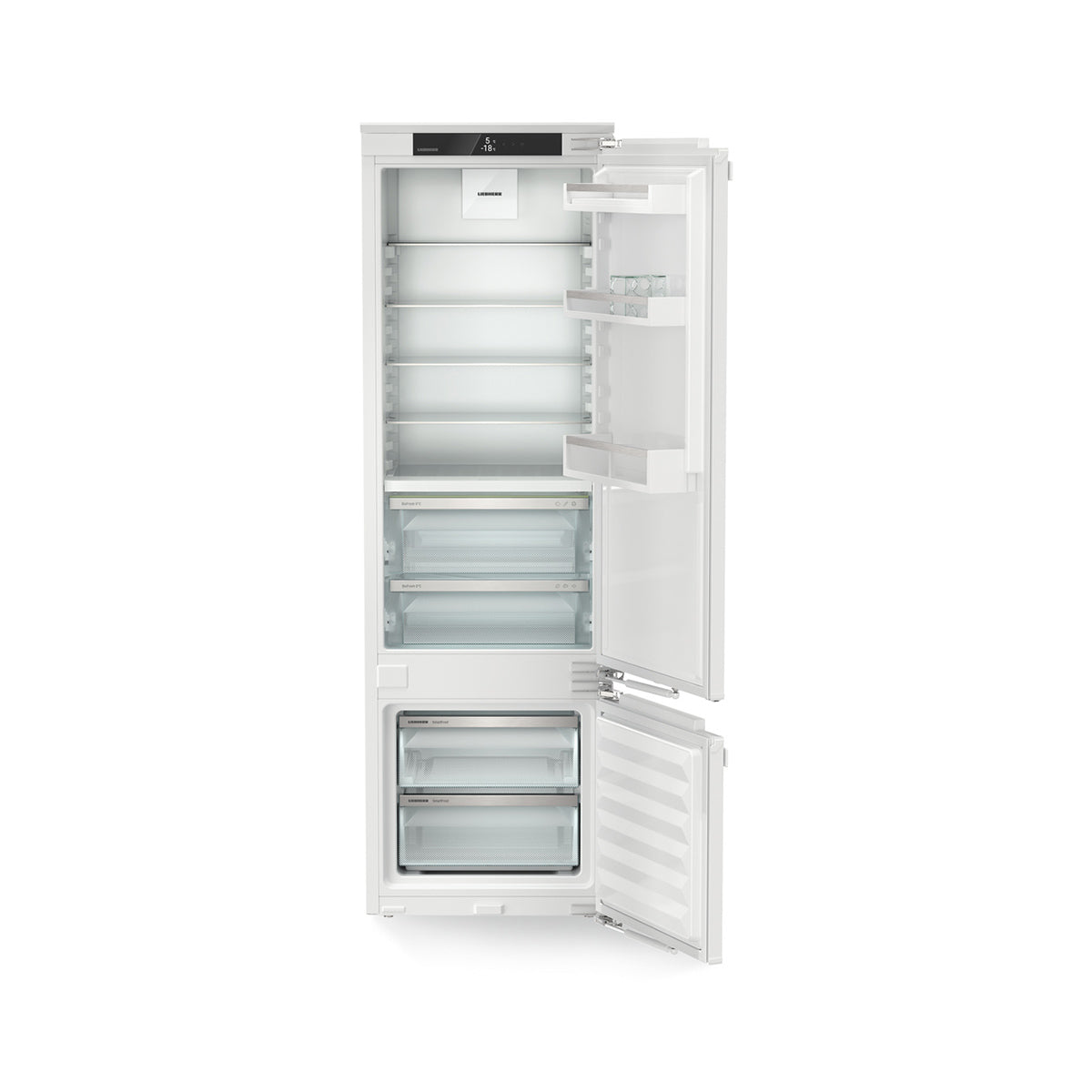 Liebherr ICBbi 5122 Plus Integrated Combined Fridge Freezer With BioFresh And SmartFrost, 255 Litre, Fixed Door - 55.9cm Wide