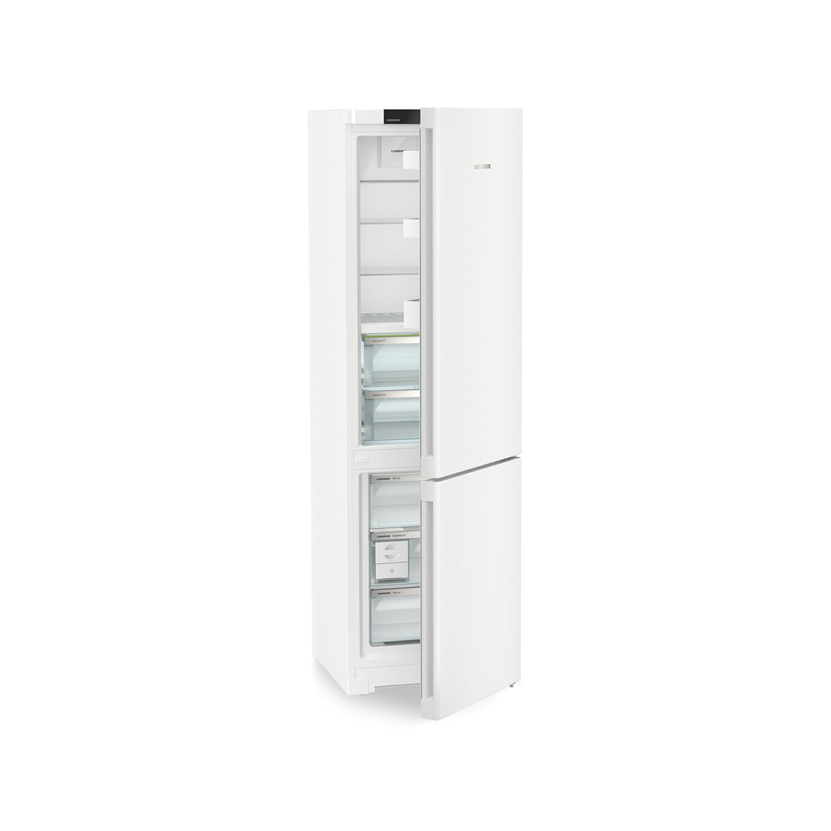 Liebherr CBNa 572i Plus Freestanding Fridge Freezer With BioFresh And NoFrost, 360 Litre, 59.7cm Wide - White