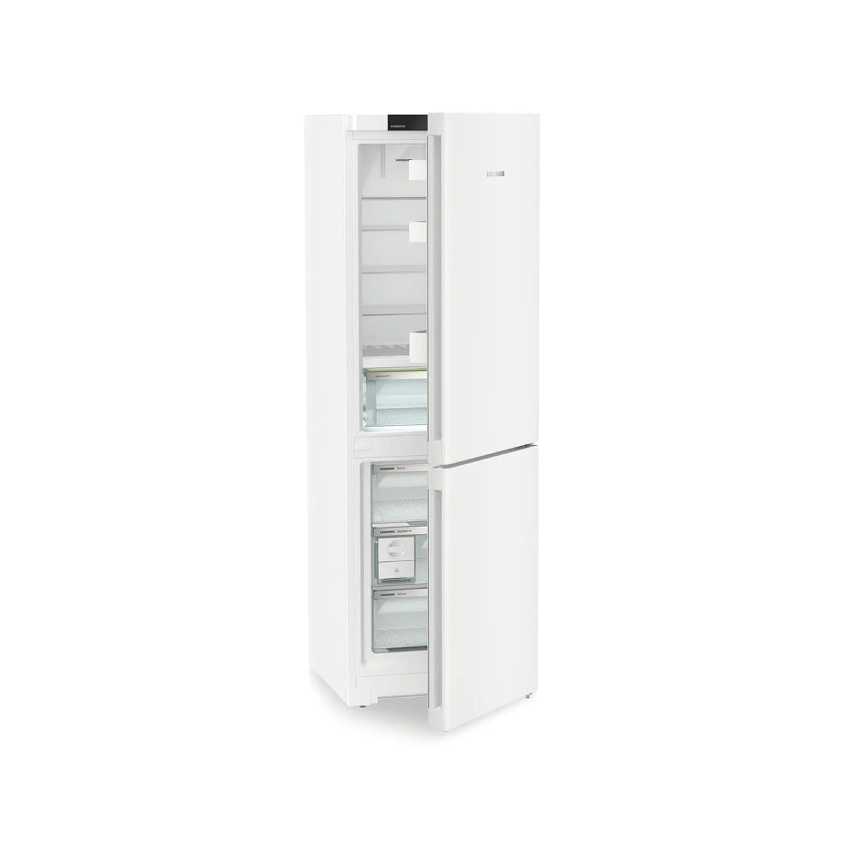 Liebherr CBNc 5223 Plus Freestanding Fridge Freezer With BioFresh And NoFrost, 320 Litre, 59.7cm Wide - White