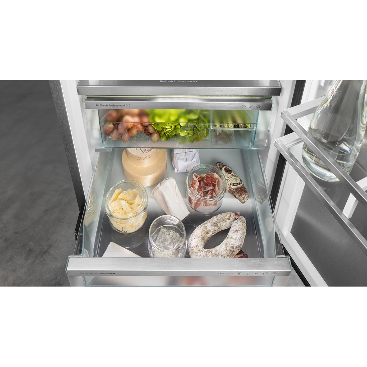 Liebherr CBNsda 575i Prime Freestanding Fridge Freezer With BioFresh And NoFrost, 362 Litre, 59.7cm Wide - Silver