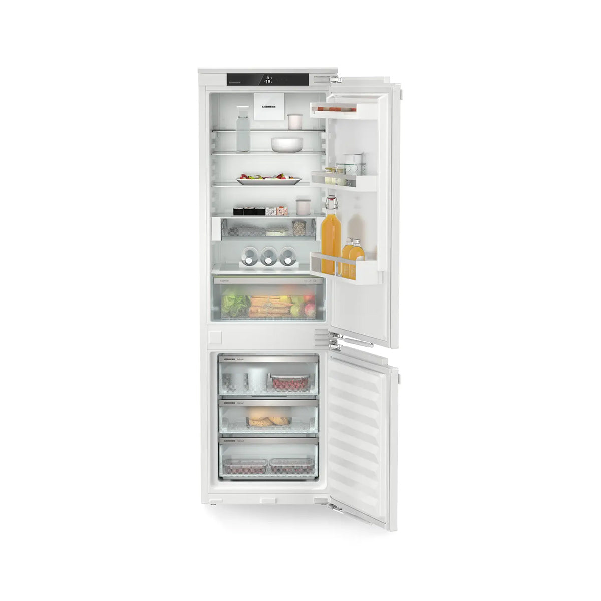 Liebherr ICNb 5123 Plus Integrated Fridge Freezer With EasyFresh And NoFrost, 253 Litre - 55.9cm Wide