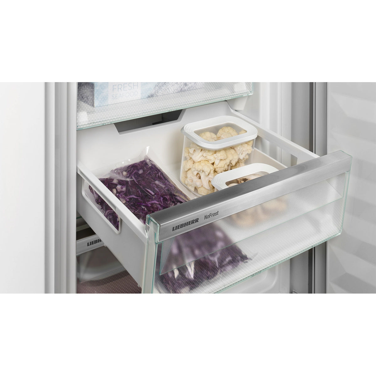 Liebherr ICNb 5123 Plus Integrated Fridge Freezer With EasyFresh And NoFrost, 253 Litre - 55.9cm Wide