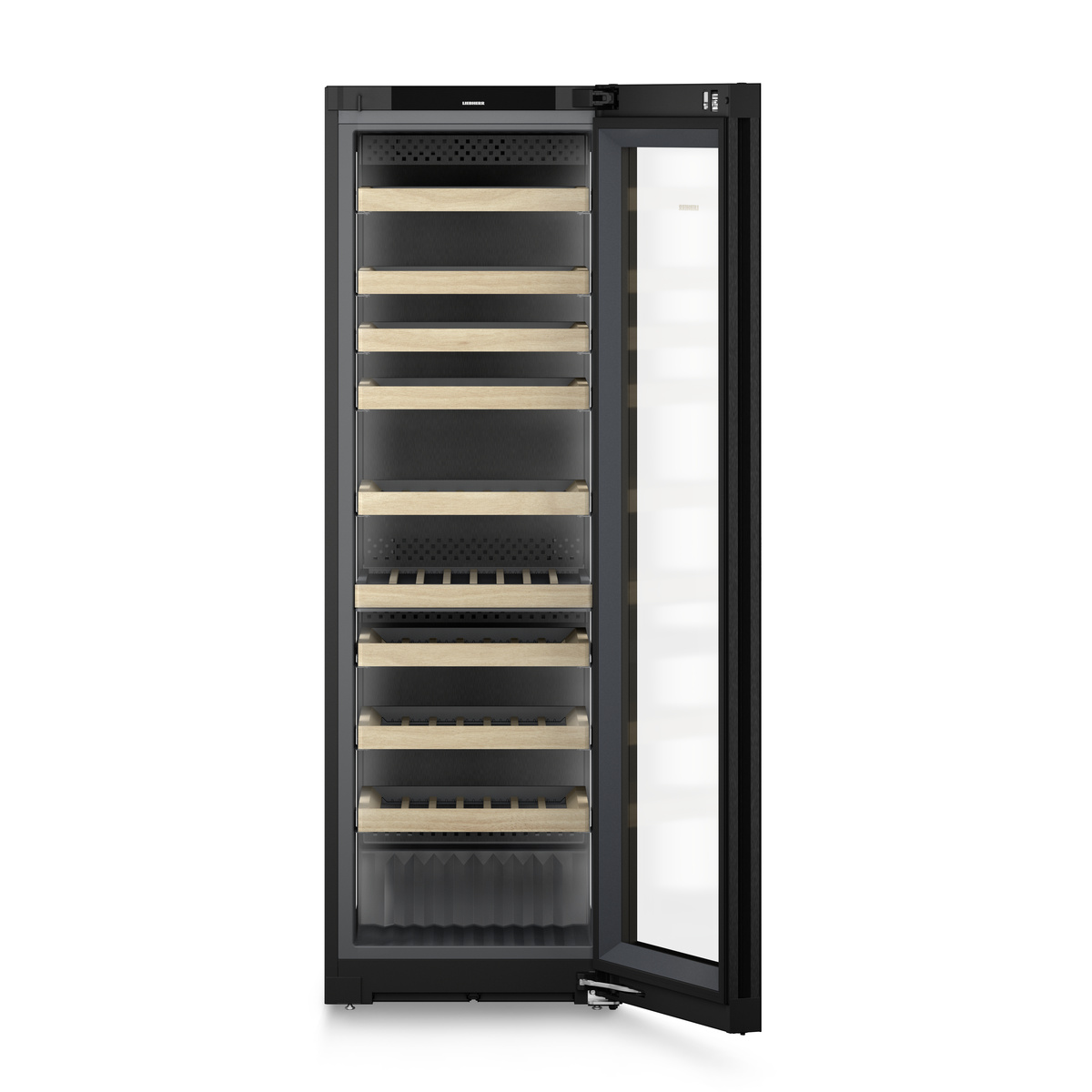 Liebherr WPGBI5272 Vinidor Selection Freestanding Wine Cooler - Black Steel - F Rated