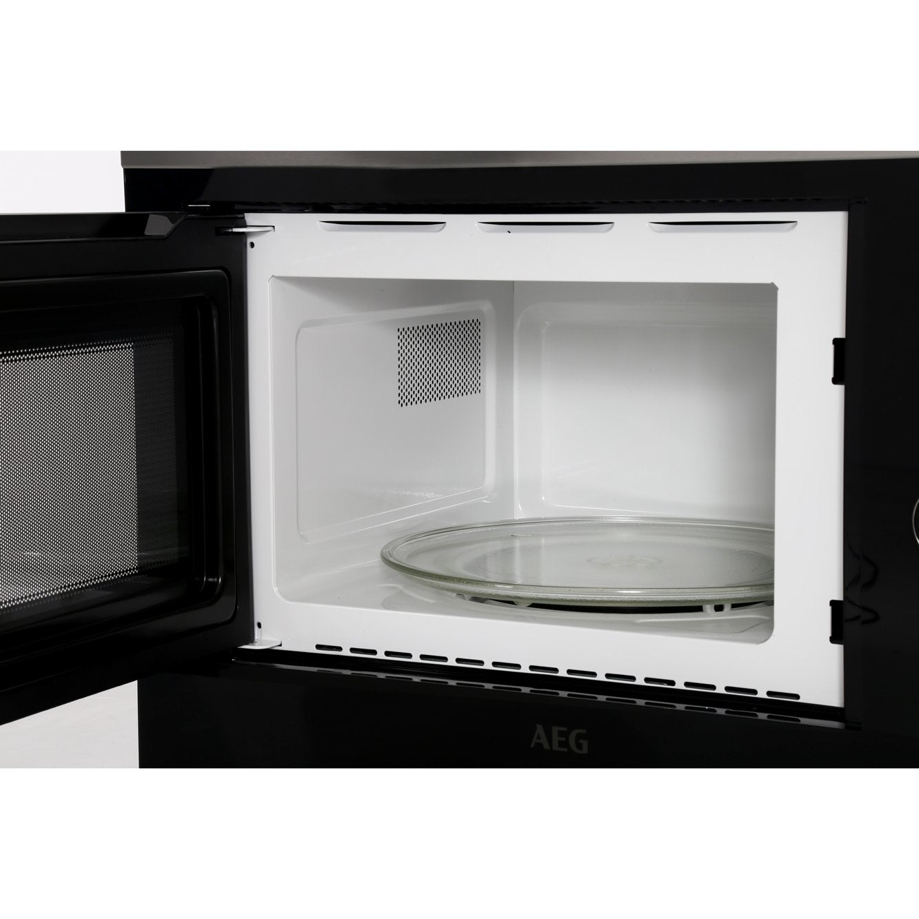 AEG MBE2658SEM Built-In Microwave, Stainless Steel and Black