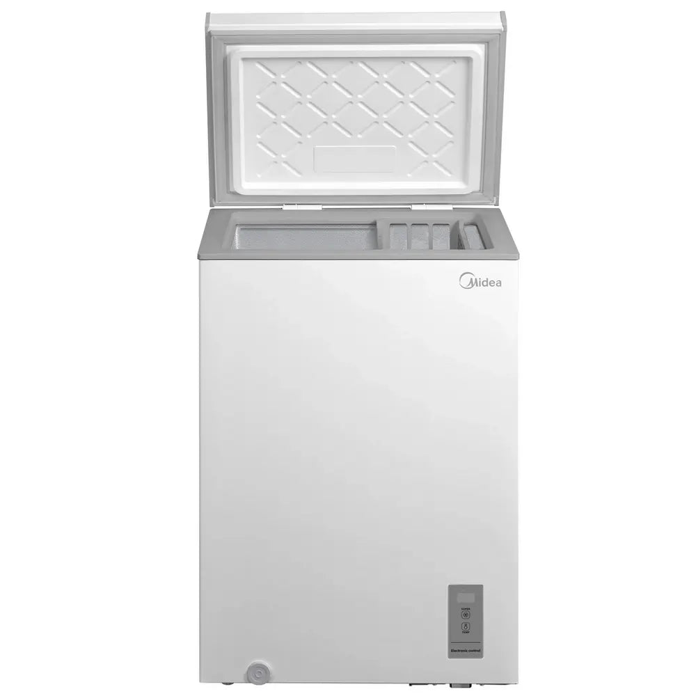Midea MDRC154FZE01 99 Litre Chest Freezer, White