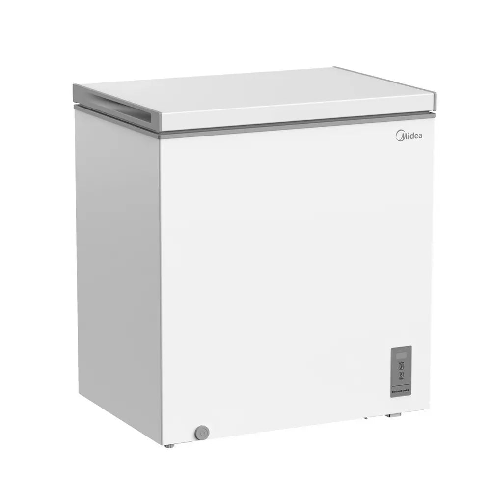 Midea MDRC284FZE01 198 Litre Static Chest Freezer, White