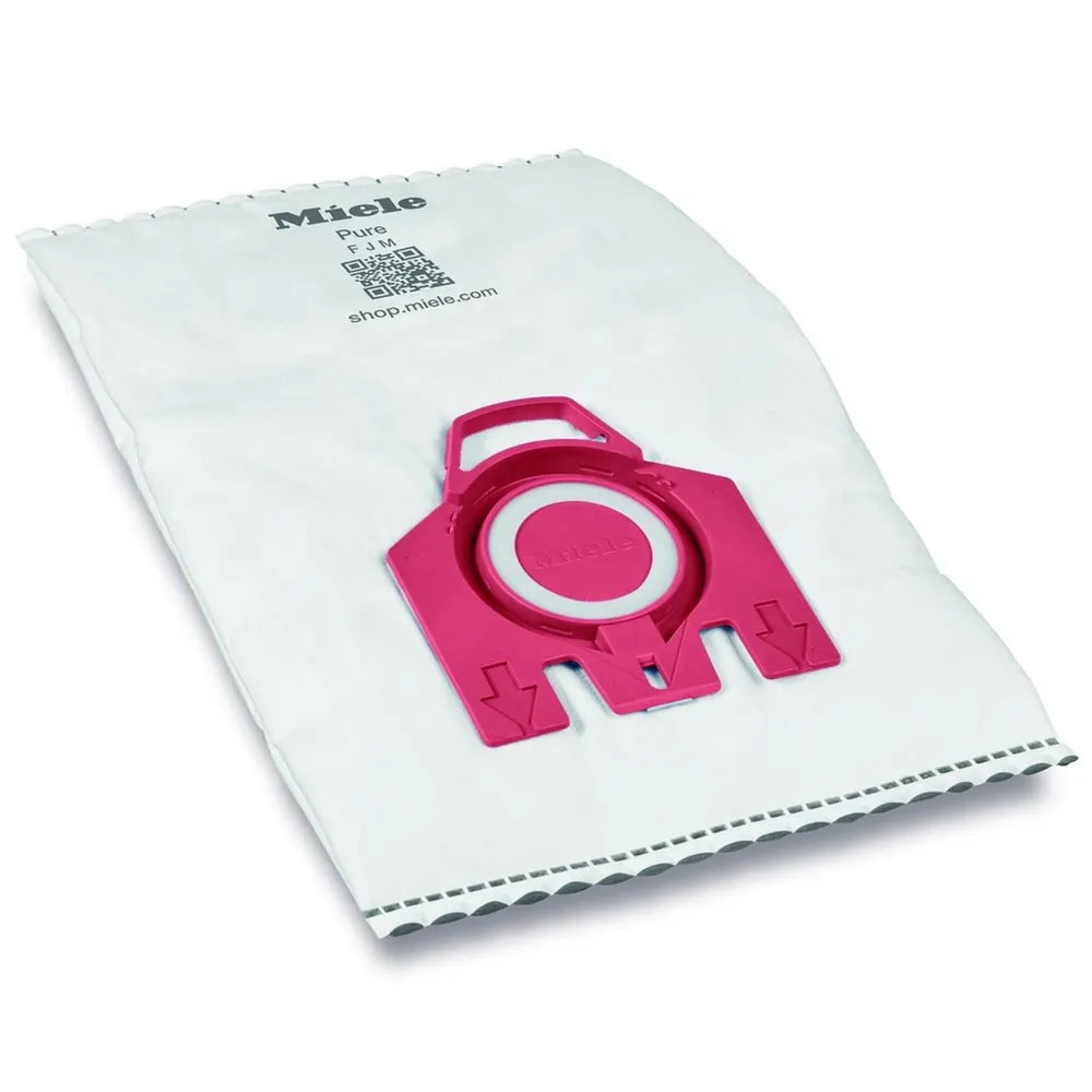 Miele HyClean Pure FJM Dust Bag Pack (4 Dust Bags + 2 Filters) For Compact Vacuum Cleaners