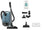 Thumbnail Miele GUARDS1BLUE Bagged Cylinder Vacuum Cleaner, Nordic Blue- 73448497840501