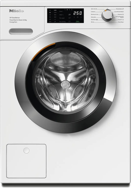 Miele WEE385 WCS 8kg 1400 Spin Washing Machine, Lotus White