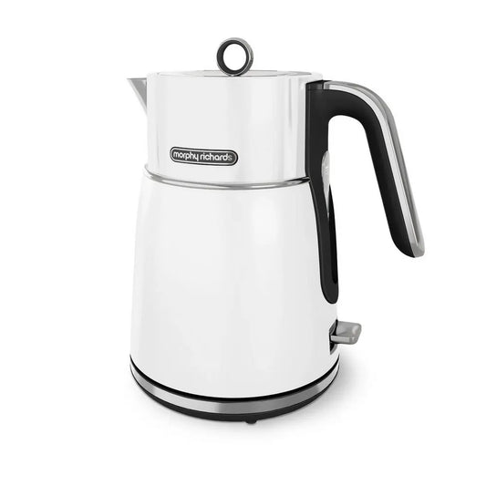 Morphy Richards Signature 100704 3kW 1.5 Litre Cordless Kettle, Matte Moonlight White