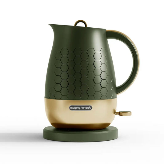 Morphy Richards 103022 Cassini 1.7 Litre Cordless Electric Kettle, Olivine Green