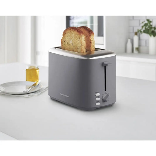 Morphy Richards 222068 800W 2-Slice Toaster, Grey