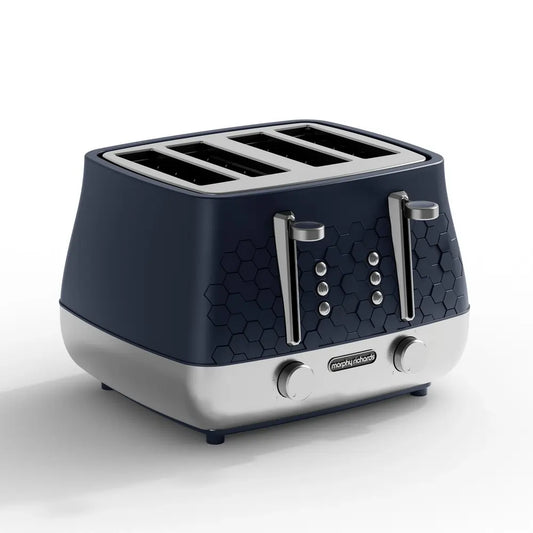 Morphy Richards 243021 Cassini 4-Slice Toaster, Outer Space Blue