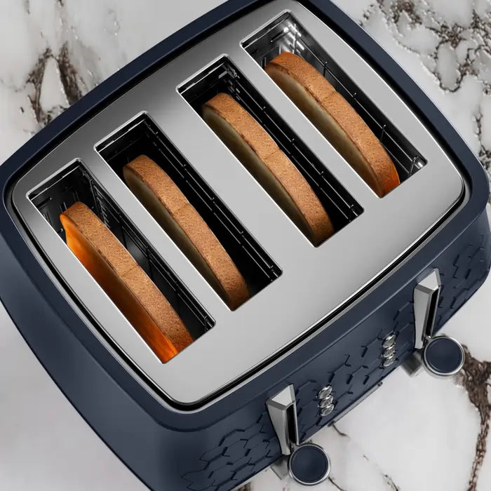 Morphy Richards 243021 Cassini 4-Slice Toaster, Outer Space Blue
