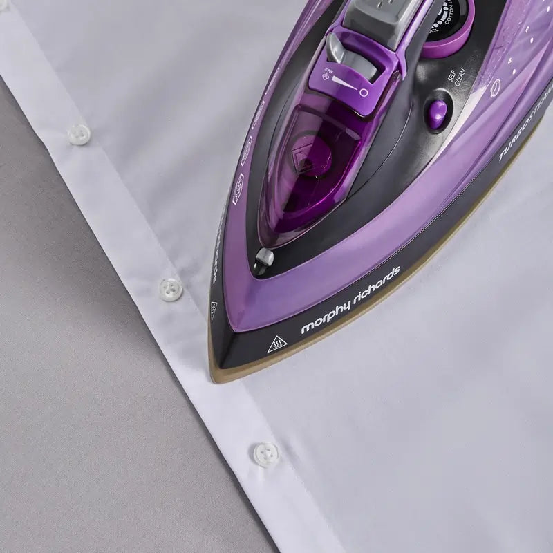 Morphy Richards 303140 Turbosteam 2800W Steam Iron, Purple - 73805684605301 