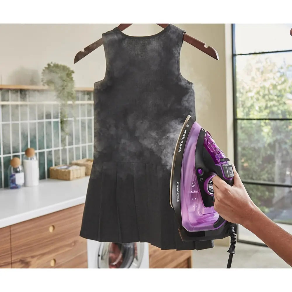 Morphy Richards 303140 Turbosteam 2800W Steam Iron, Purple - 73805684703605 