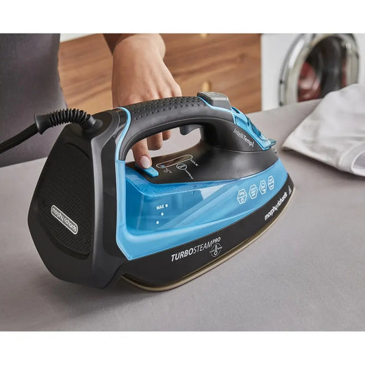 Morphy Richards 303210 Turbosteam 3100W Pro Digital Intellitemp Iron, Blue