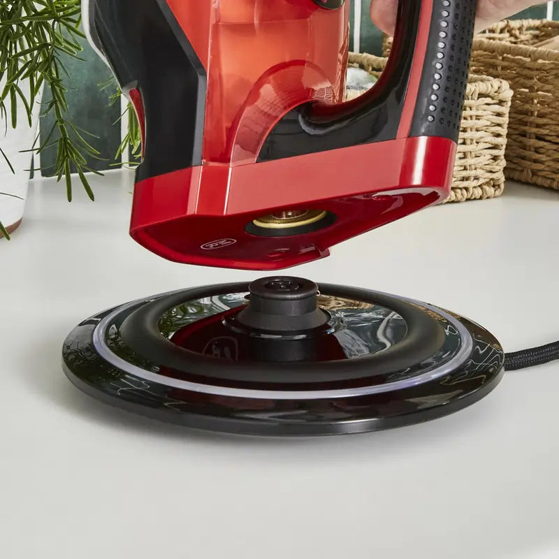 Morphy Richards 303250 EasyCharge 2400W Cordless Steam Iron, Red