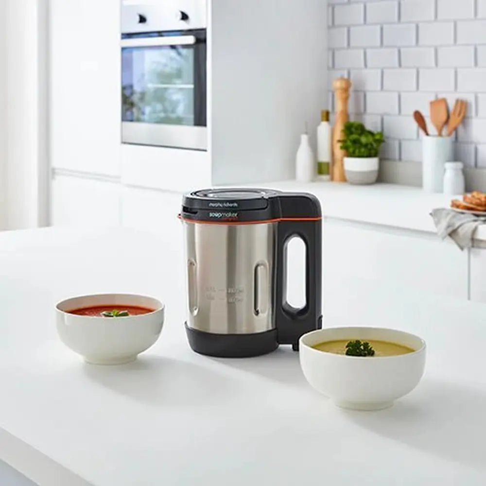 Morphy Richards 501021 Compact 1 Litre Soup Maker, Stainless Steel - 43927421747423 