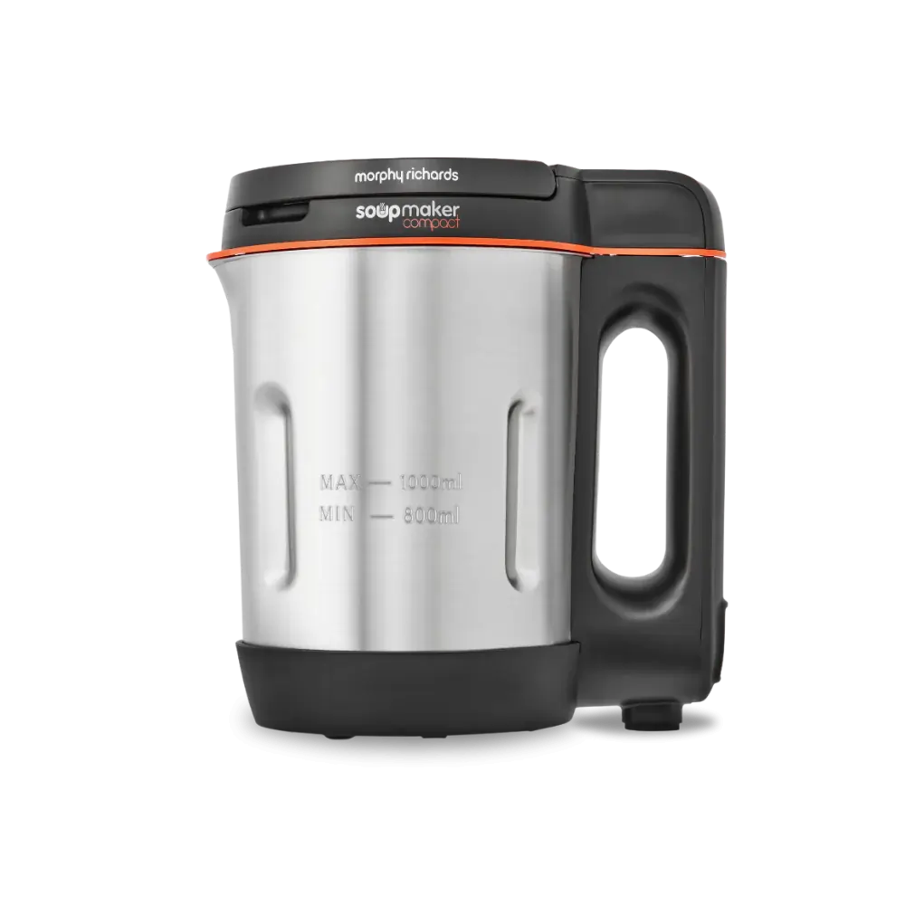 Morphy Richards 501021 Compact 1 Litre Soup Maker, Stainless Steel - 43927421944031 