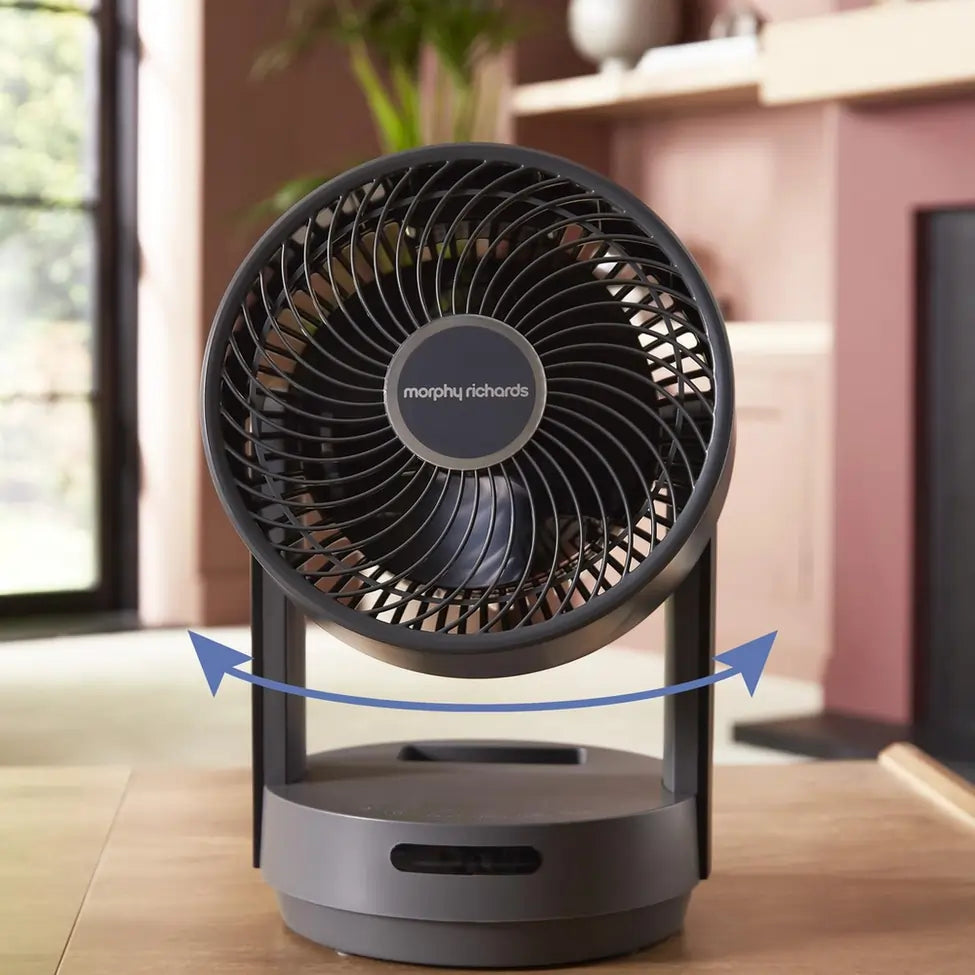Morphy Richards Airflex 820002 Cooling Desk Fan, Grey