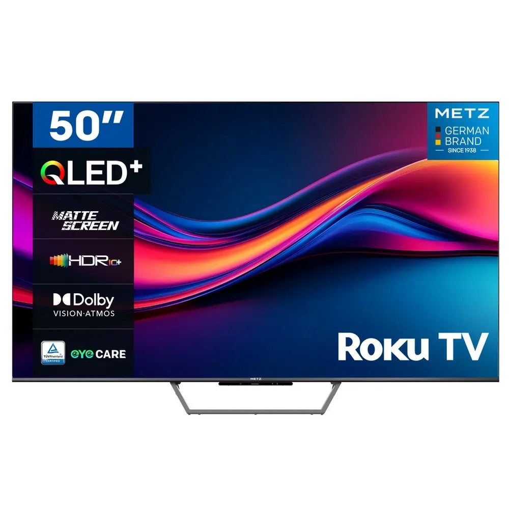 Metz 50MQF7500ZUK 50" 4K QLED Smart TV, Black