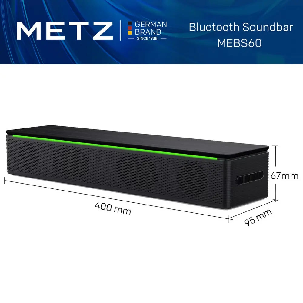 Metz 55MQE7600ZUK 55" Smart QLED Television With Free Portable Bluetooth Speaker