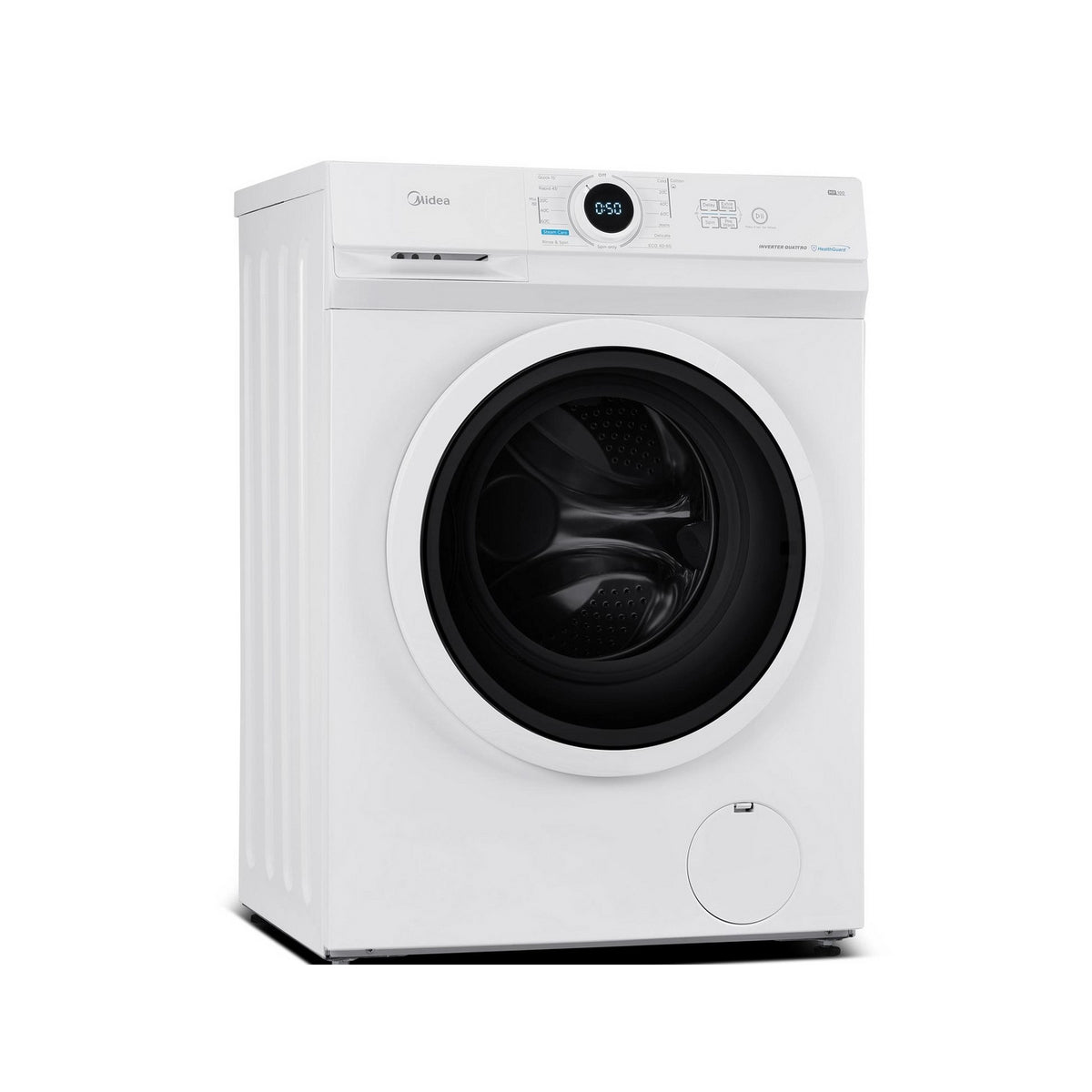 Midea MF10EW70BA Freestanding Washing Machine, 7Kg, 1400 Spin, 59.5cm Wide - White