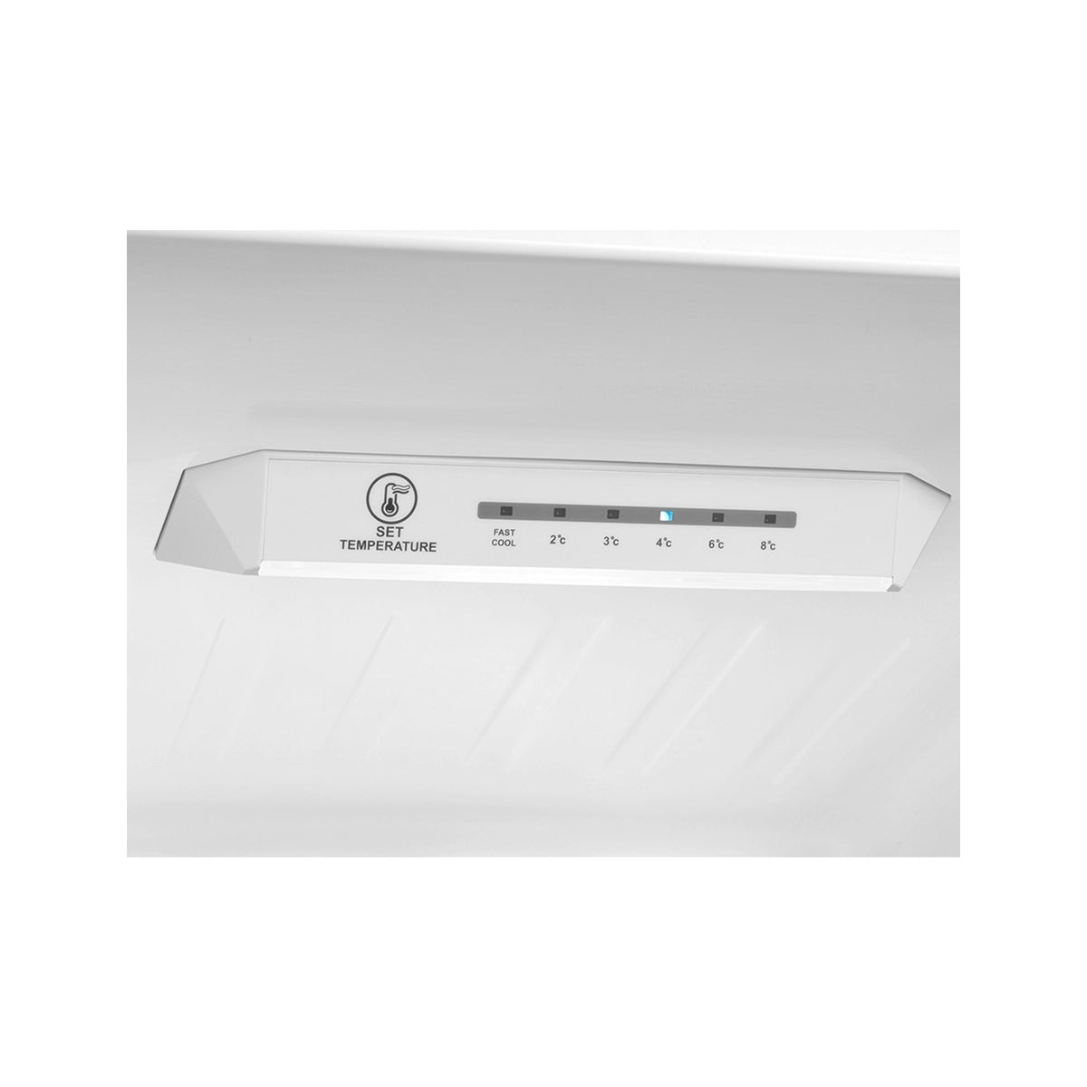 Midea MDRB424FGC01I 70/30 Freestanding Total No Frost Fridge Freezer, 173 Litre, 59.5cm Wide - White