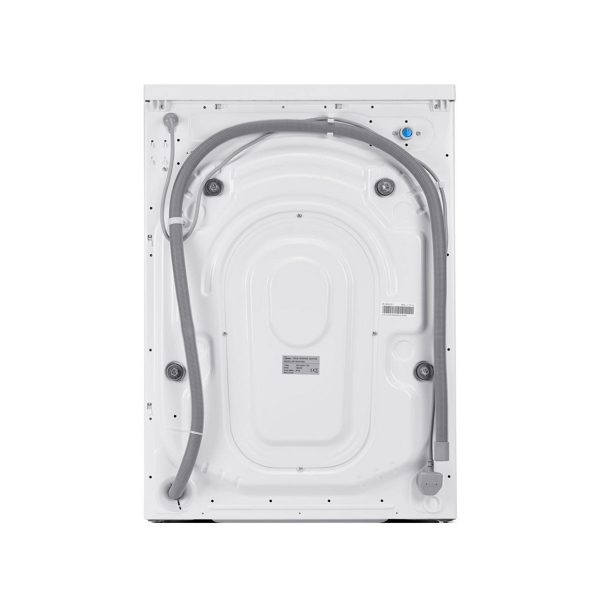 Midea MF10EW70BA Freestanding Washing Machine, 7Kg, 1400 Spin, 59.5cm Wide - White