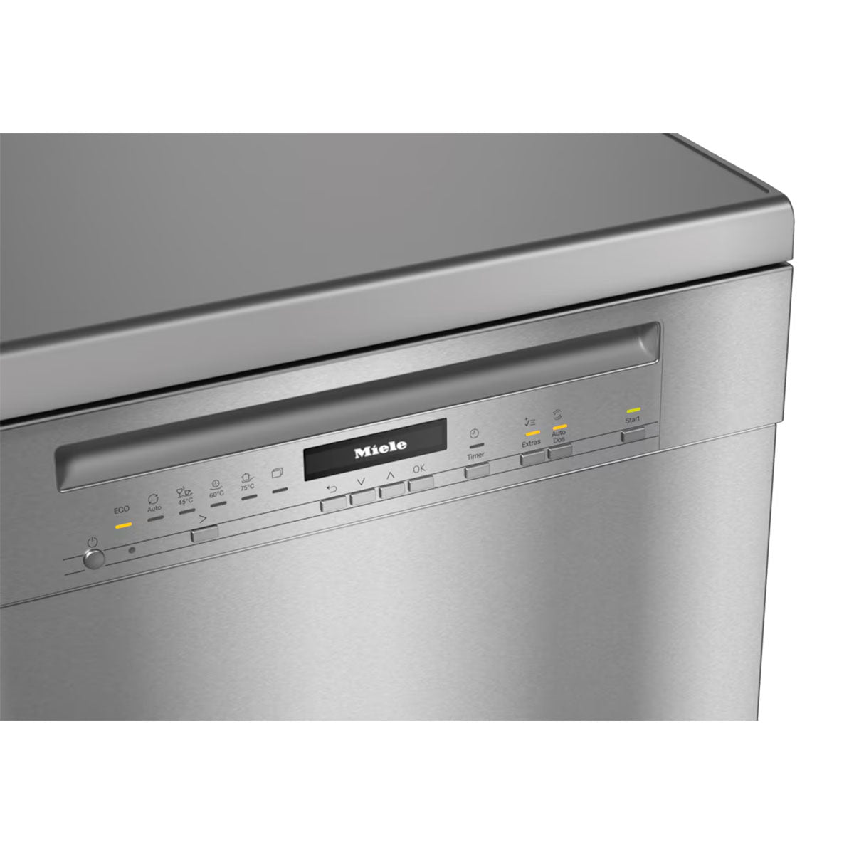 Miele G7040SC-CLST Freestanding Dishwasher, AutoDos, 14 Place Settings, 59.8cm Wide - CleanSteel Front
