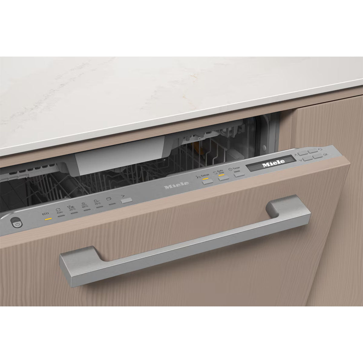 Miele G7080-SCVI Gold Fully-Integrated Dishwasher, 14 Place Settings, AutoDos, 59.8cm Wide - Stainless Steel