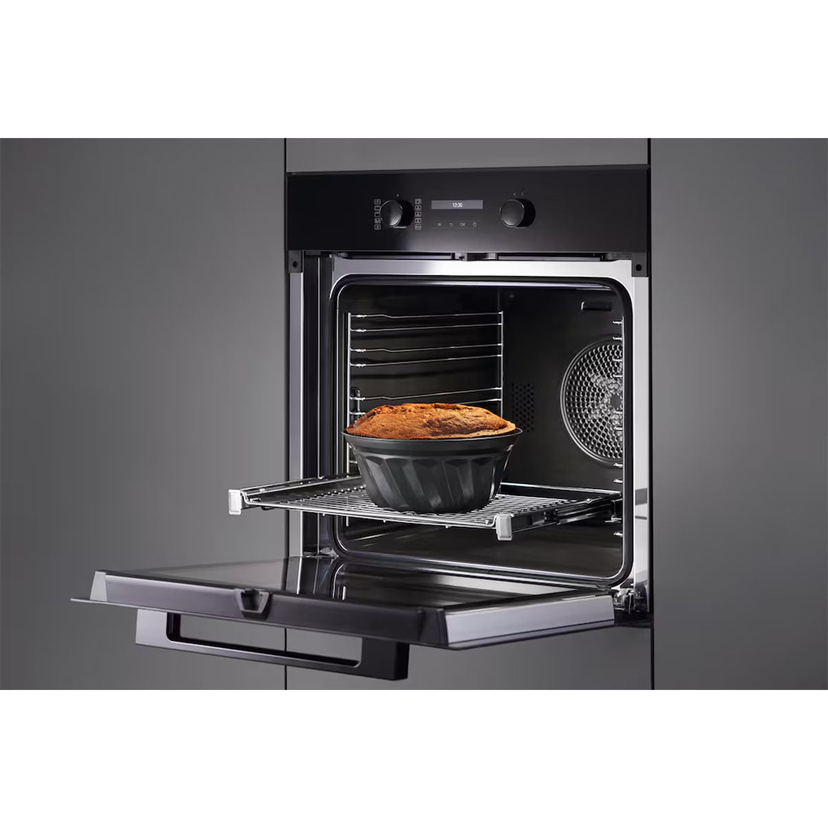 Miele H2761BP Built-In Oven With Pyrolytic Cleaning & Miele@home, 76 Litre, 59.5cm Wide - Stainless Steel/CleanSteel