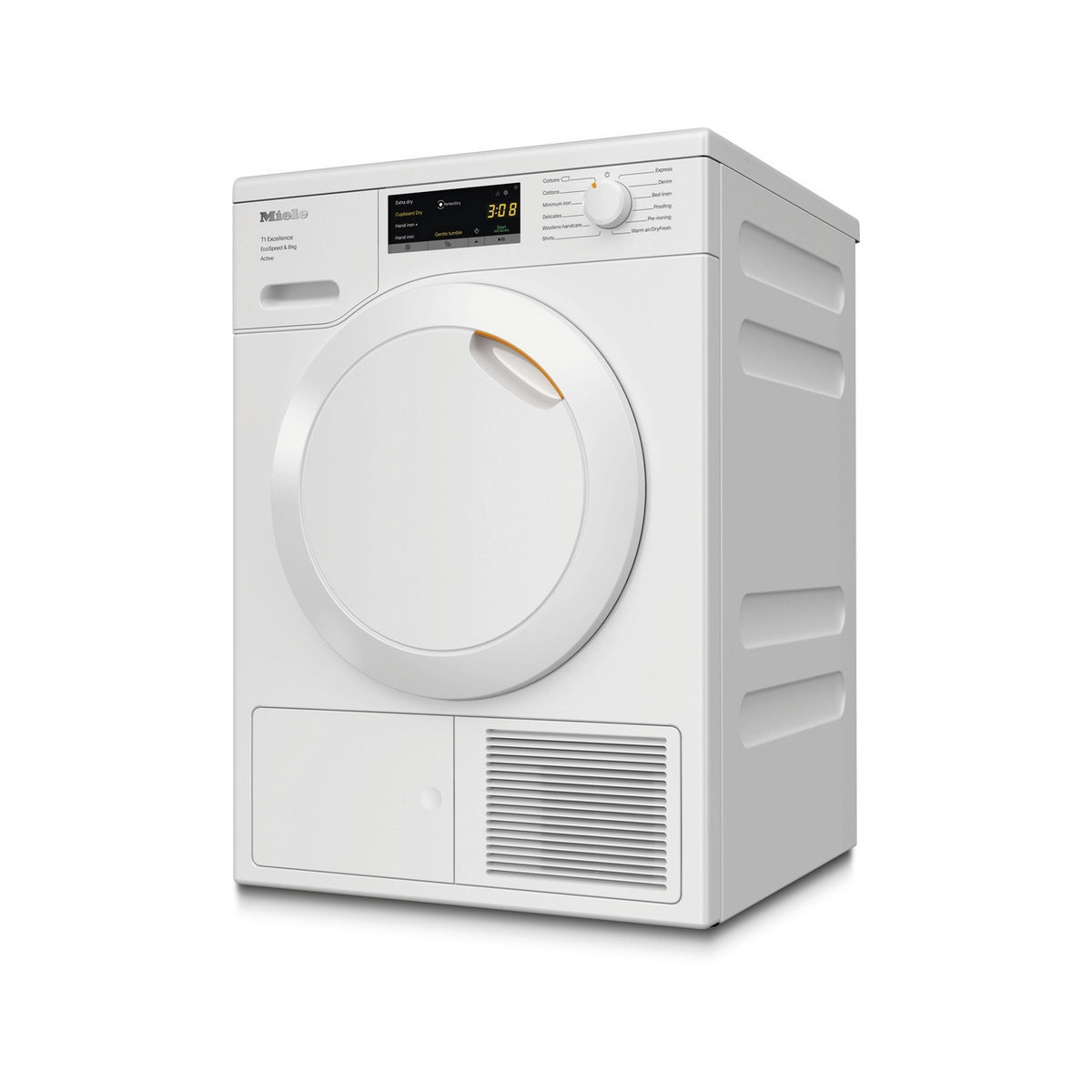 Miele TEA525WP 8Kg Freestanding Heat Pump Tumble Dryer, 59.6cm Wide - White
