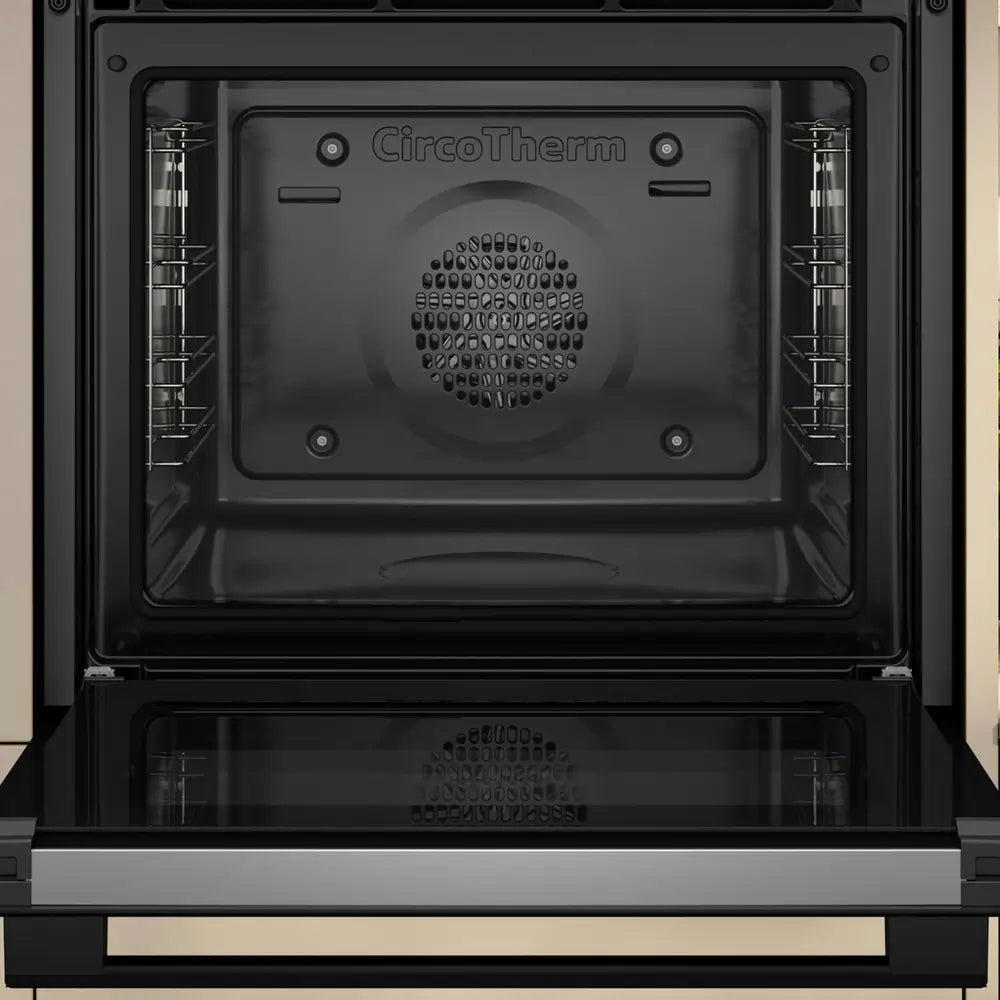 Neff B2DCG7AK3B 59.4cm Built-in Electric Single Oven, Black