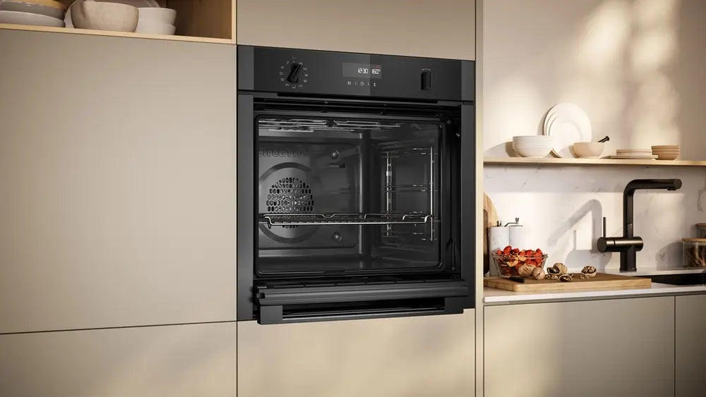 Neff B6ACH7AG7B 59.4cm Built-in Electric Single Oven, Graphite Grey - 73806433616245 