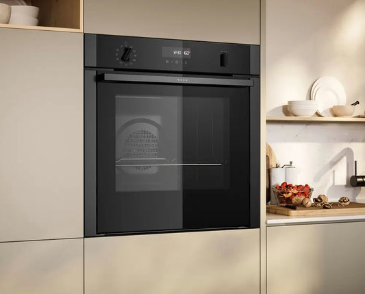 Neff B6ACH7AG7B 59.4cm Built-in Electric Single Oven, Graphite Grey