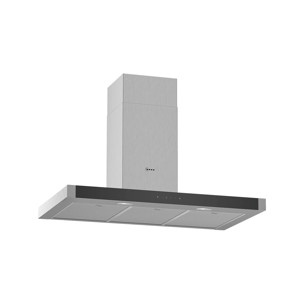 NEFF D94BHM1N0B N 50 Wall-Mounted Cooker Hood, 3 Speeds + Intensive Setting, 90cm Wide - Stainless Steel