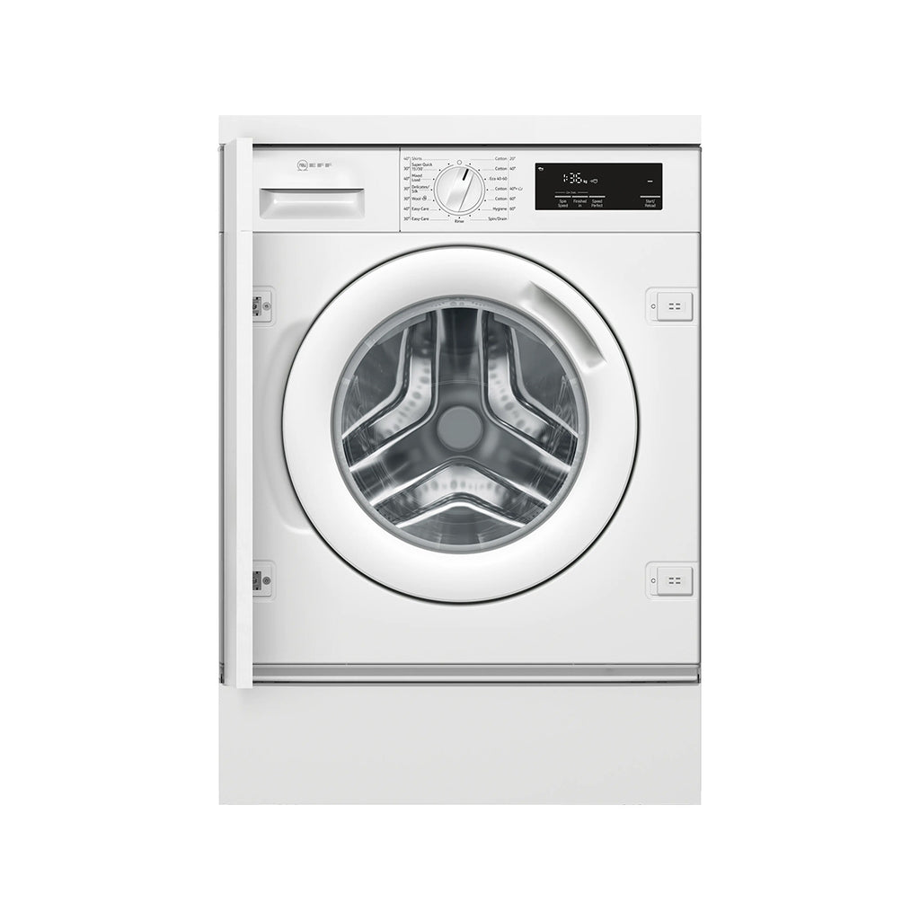 NEFF W543BX2GB Built-In Washing Machine, 8Kg, 1400 rpm, 59.6cm Wide