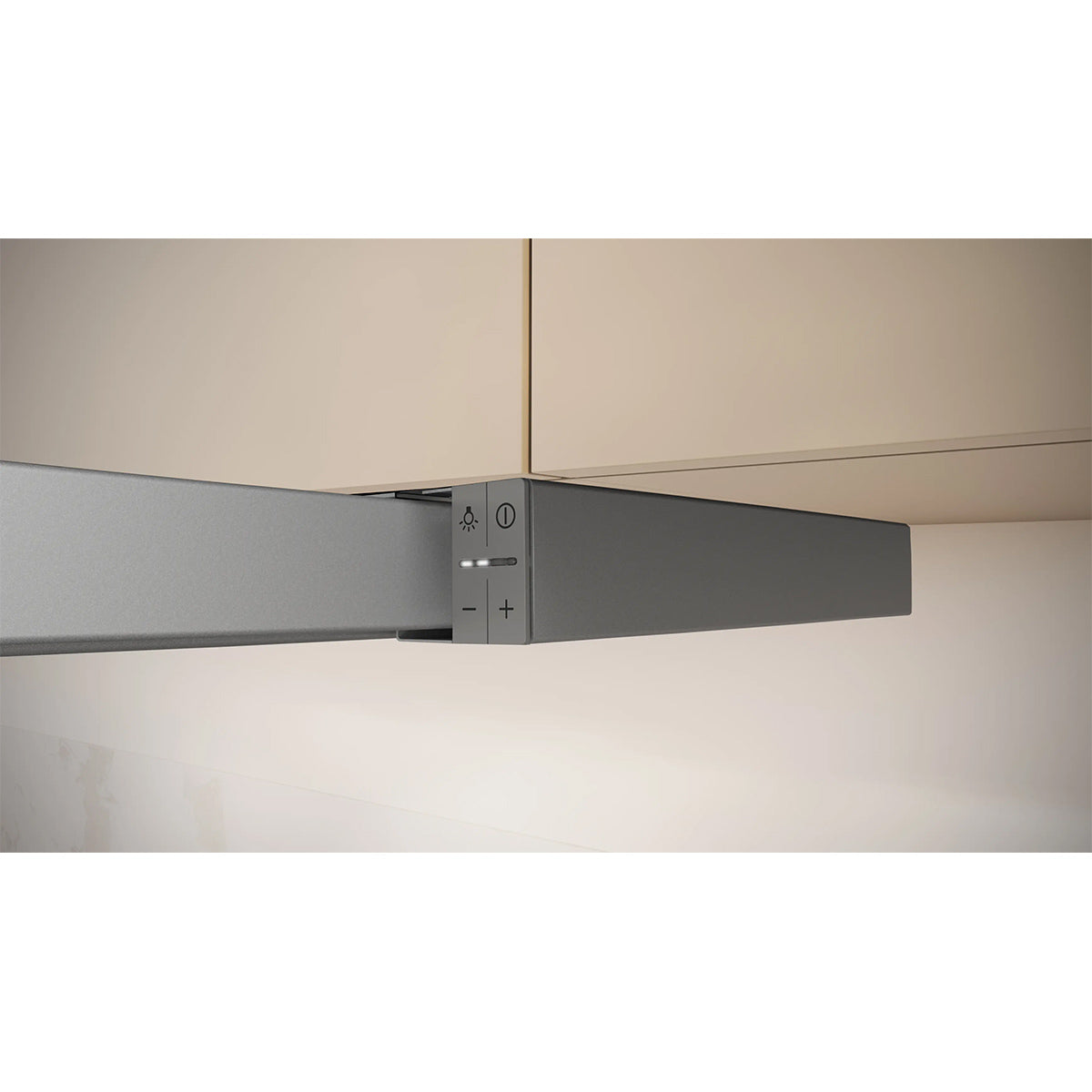 NEFF D46ED22N1B N 50 Telescopic Cooker Hood, 3 Speeds + Intensive Setting, 59.8cm Wide - Silver Metallic