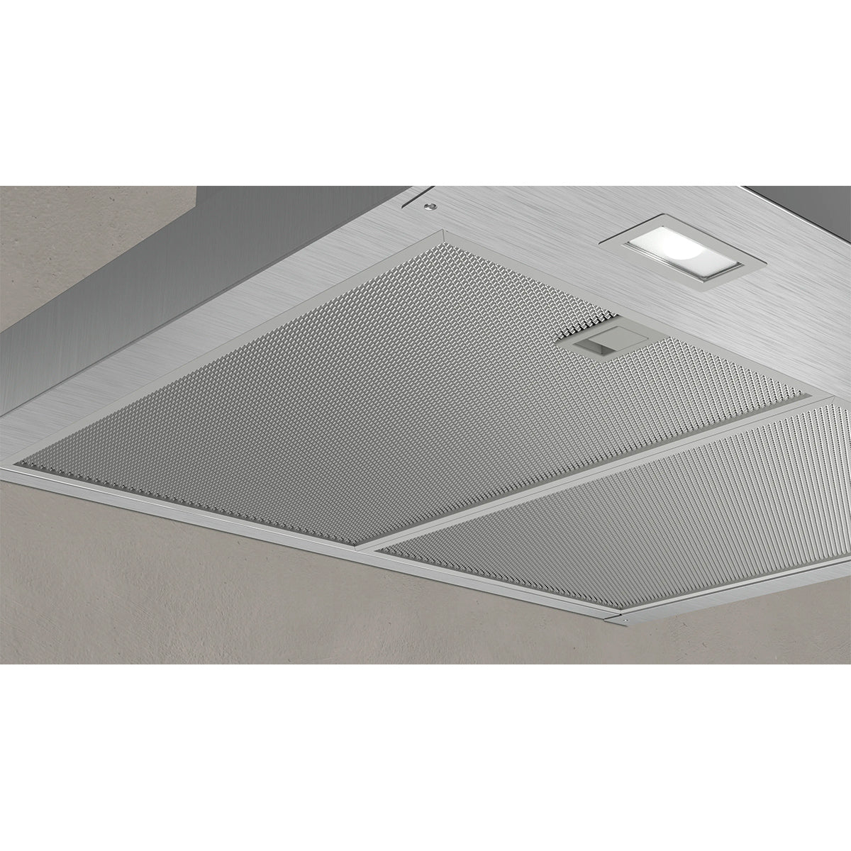 NEFF D64BHM1N0B N 50 Wall-Mounted Cooker Hood, 3 Speeds + Intensive Setting, 60cm Wide - Stainless Steel