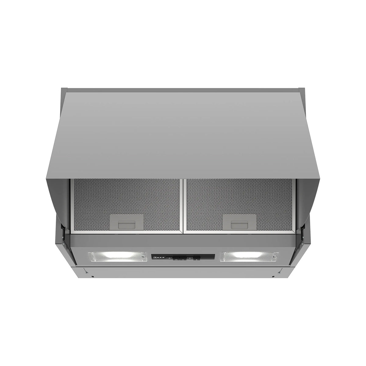 NEFF D64MAC1X0B N 30 Integrated Cooker Hood, 3 Speed Settings, 60cm Wide - Silver