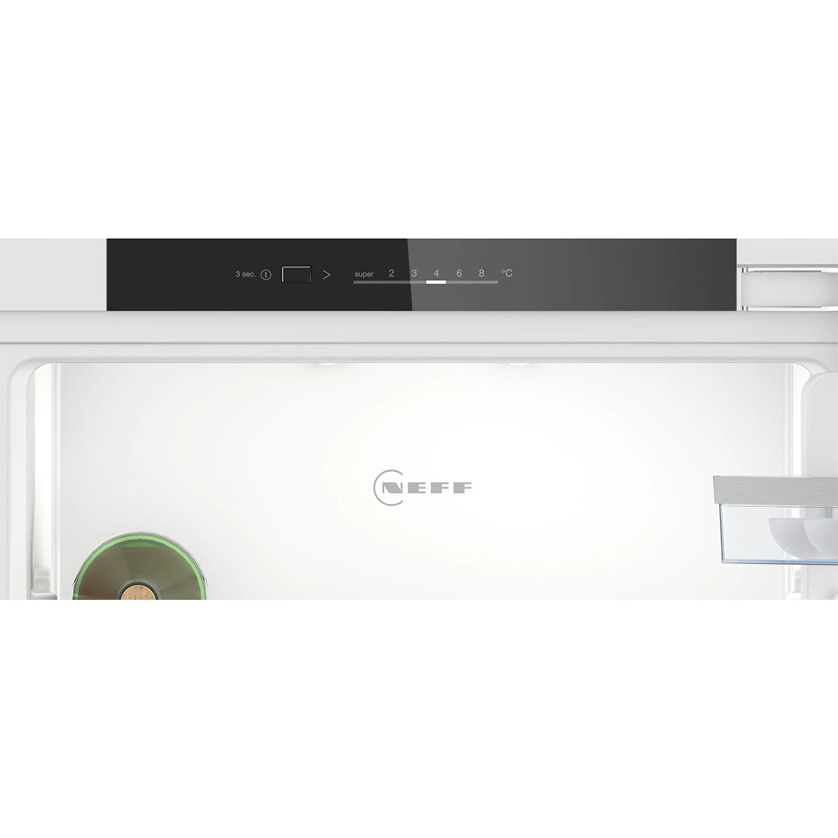 NEFF KI1212FE0 N 50 Built-in Fridge, 136 Litre, Freshsafe, Super Cooling, Eco Air Flow, 54.1cm wide - Flat Hinge