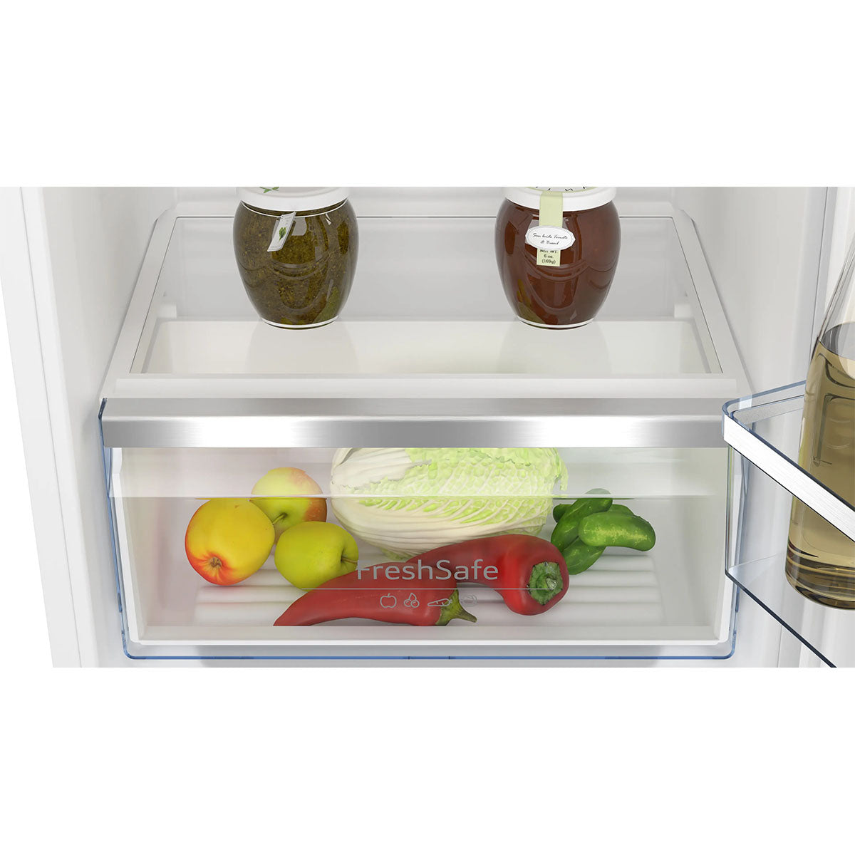 NEFF KI1212FE0 N 50 Built-in Fridge, 136 Litre, Freshsafe, Super Cooling, Eco Air Flow, 54.1cm wide - Flat Hinge
