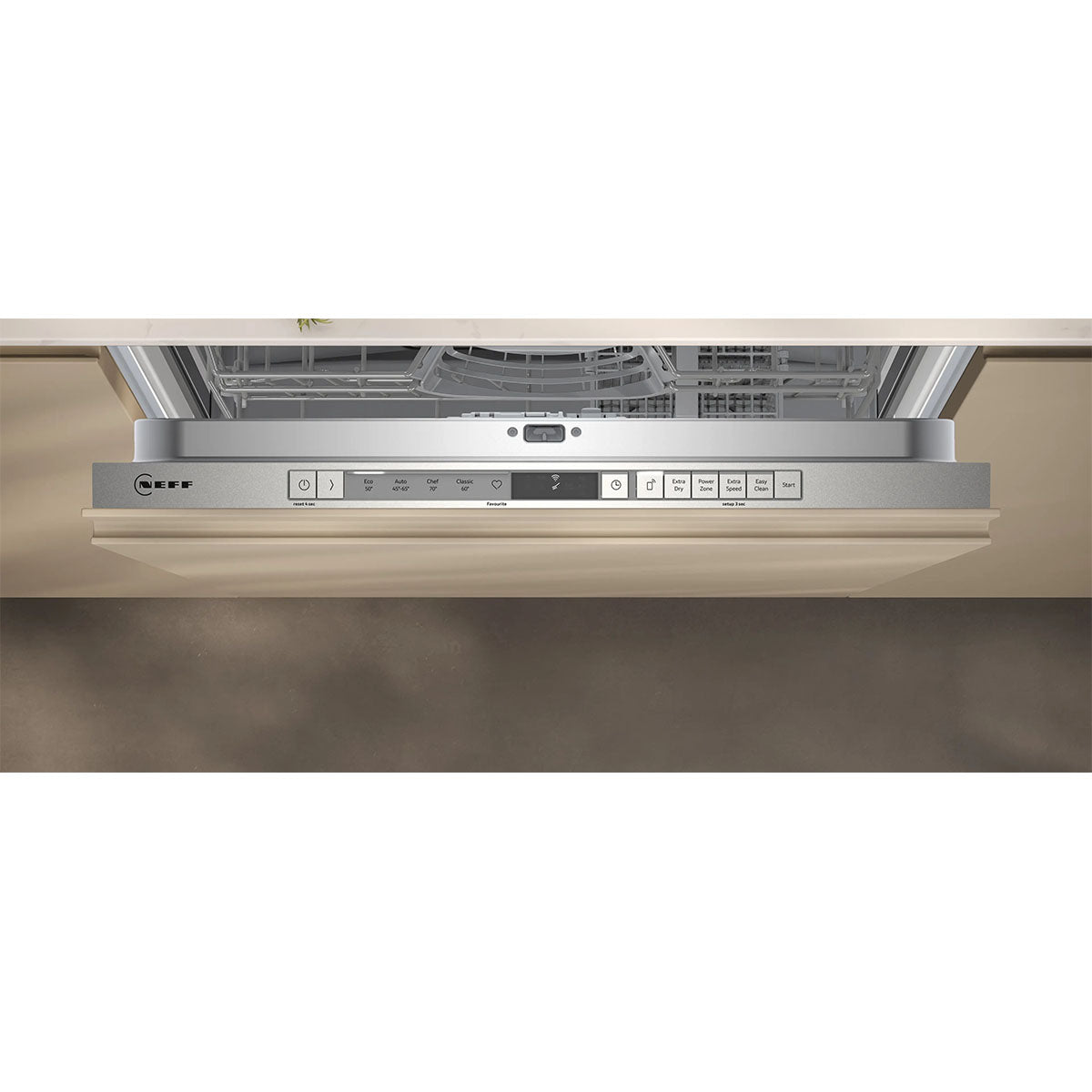 NEFF S153HTX02G N 30 Fully-Integrated Dishwasher, 13 Place Settings - 59.8cm Wide
