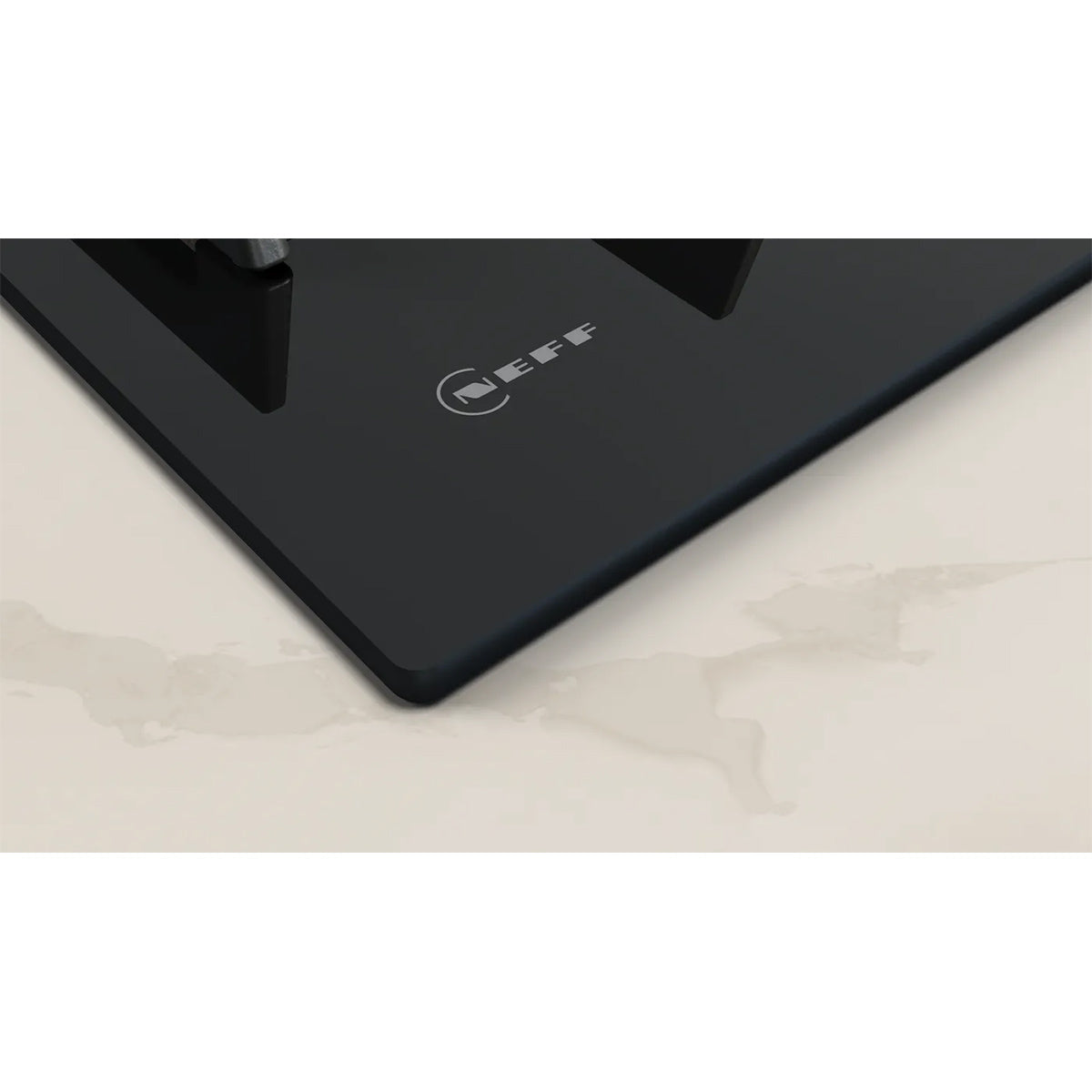 NEFF T26PIP4S0 N 70 Gas Hob, 4 Zones, Knob Ignition, 59cm Wide - Black, Tempered Glass