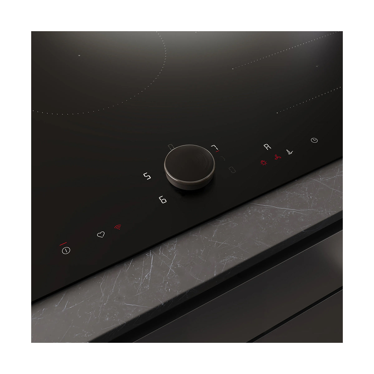 NEFF T68NUV4A0 N 90 Induction Hob, 5 Zones, Frameless, 80.2cm Wide - Matt Black