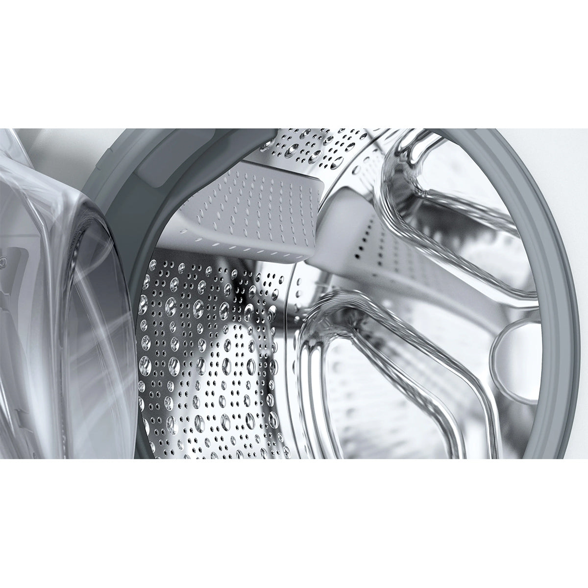 NEFF W543BX2GB Built-In Washing Machine, 8Kg, 1400 rpm, 59.6cm Wide - White