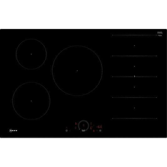 Neff T68FHV4L0 80cm 5-Zone Flex Induction Hob, Black